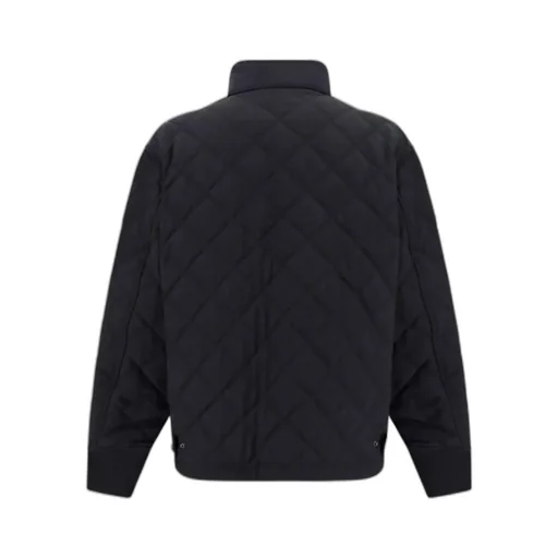Long Sleeved Zipped Quilted Jacket