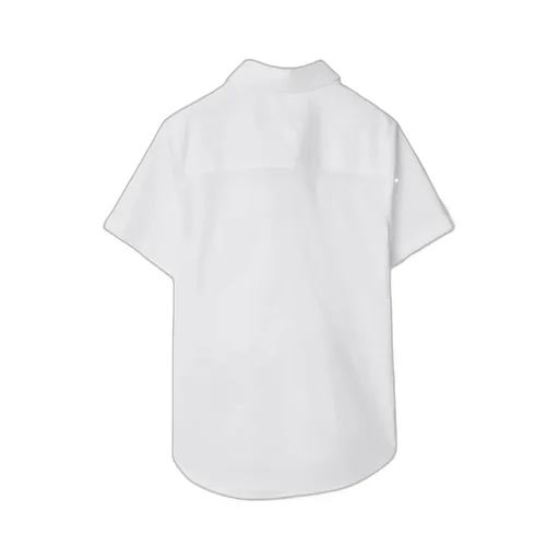 Classic-Collar Button-Up Shirt