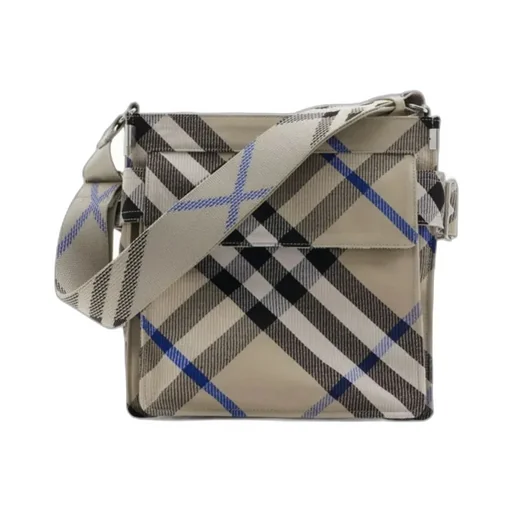 Small Trench Checked Shoulder Bag