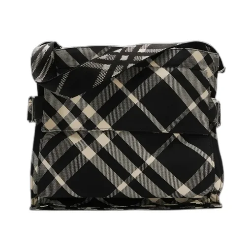 Medium Checked Trench Tote Bag