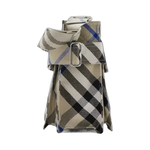 Small Trench Checked Shoulder Bag
