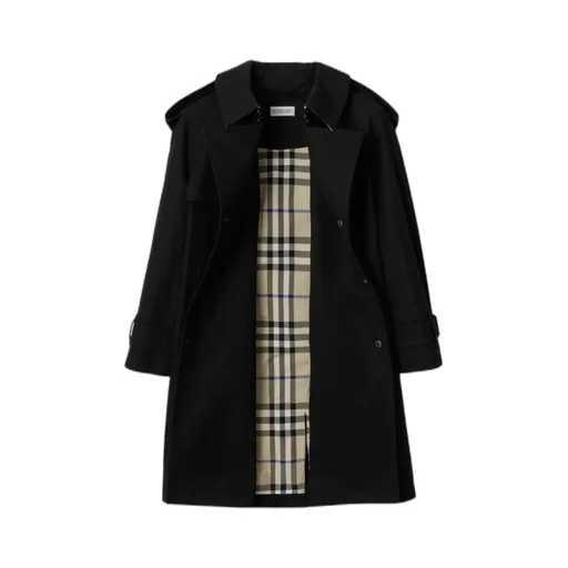 Raglan Sleeved Gabardine Trench Coat