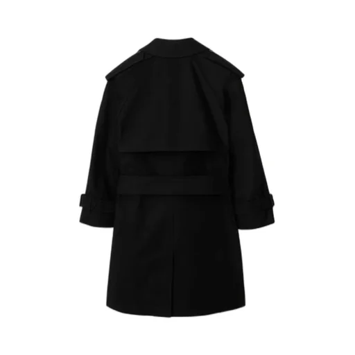 Raglan Sleeved Gabardine Trench Coat