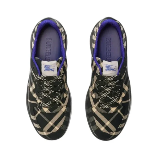 Terrace Checked Lace-Up Sneakers
