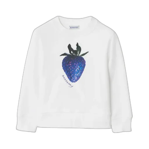 Strawberry-Print Cotton Sweatshirt