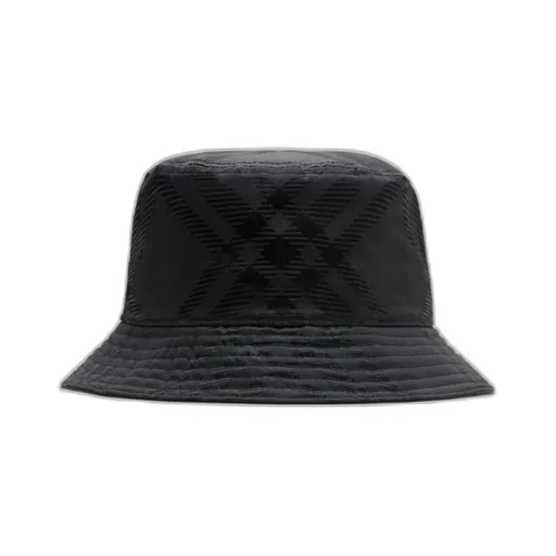 Checked Slip-On Bucket Hat