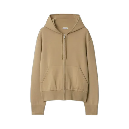 Zip-Up Drawstring Hoodie