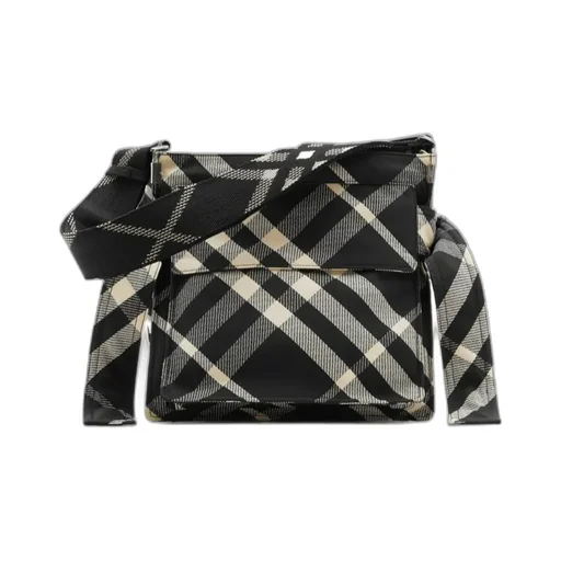 Checked Shoulder Bag