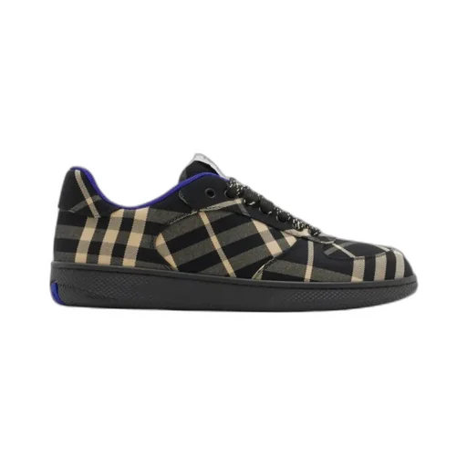 Terrace Checked Lace-Up Sneakers