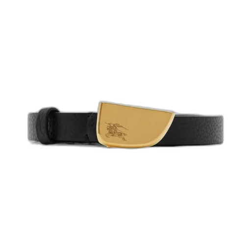 Thin Shield Buckled Belt