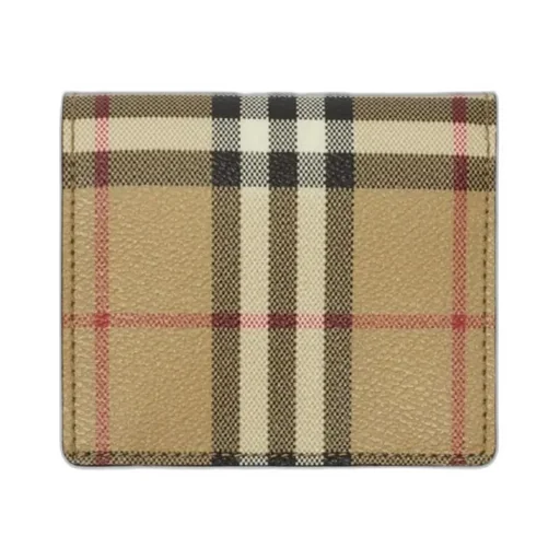 Vintage Check Folded Wallet
