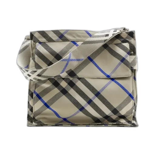 Medium Checked Trench Tote Bag