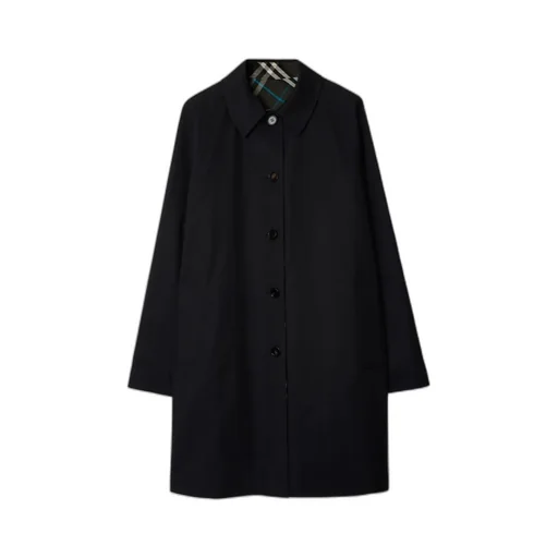 Nova Check Reversible Buttoned Coat