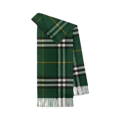 Checkered Fringed Scarf