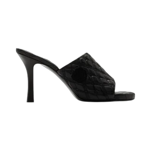 Quilted Slip-On Mules