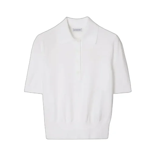 Ekd Short Sleeved Knitted Polo Top