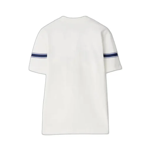 Logo Embroidered Striped T-Shirt