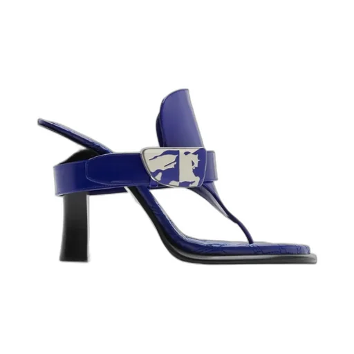 Bay Equestrian Knight Motif Sandals