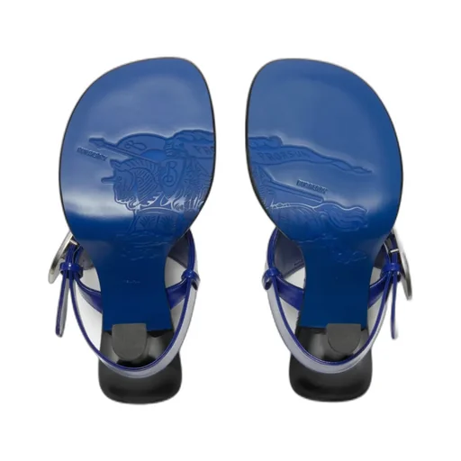 Bay Equestrian Knight Motif Sandals