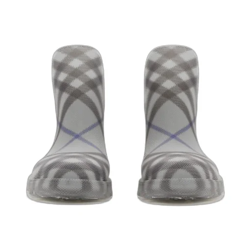 Marsh Checked Square-Toe Ankle Boots