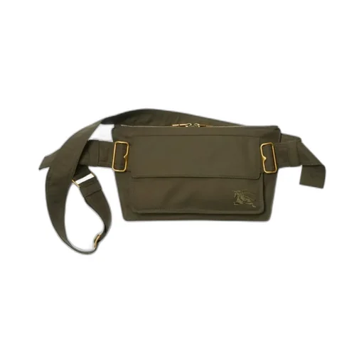 Logo Embroidered Trench Belt Bag