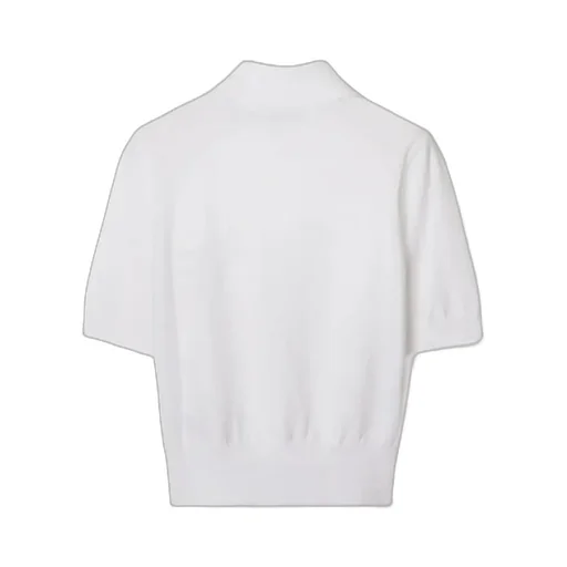 Ekd Short Sleeved Knitted Polo Top