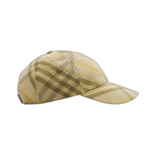 Check Printed Baseball Cap