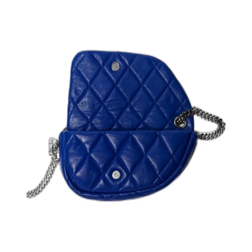 Shield Lock Quilted Shoulder Bag
