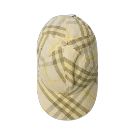 Check Printed Baseball Cap