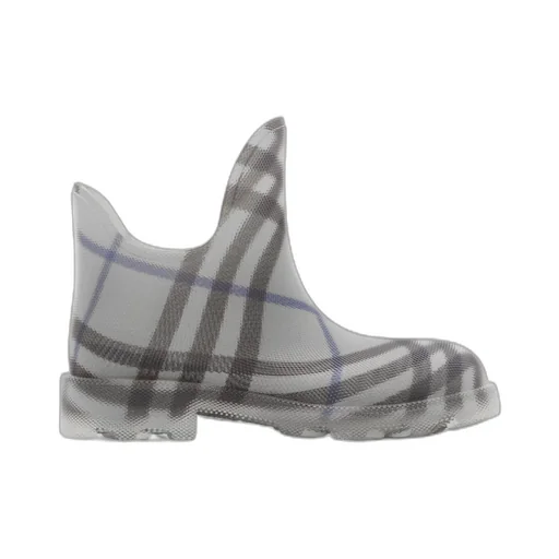 Marsh Checked Square-Toe Ankle Boots