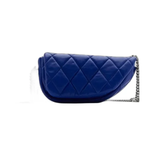 Shield Lock Quilted Shoulder Bag
