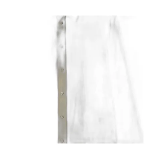 Logo Embroidered Curved Hem Shirt