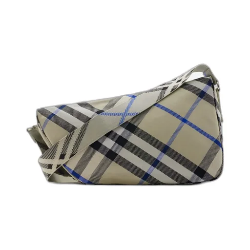 Shield Checked Messenger Bag