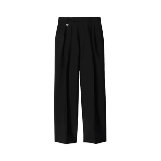 Straight-Leg Tailored Trousers