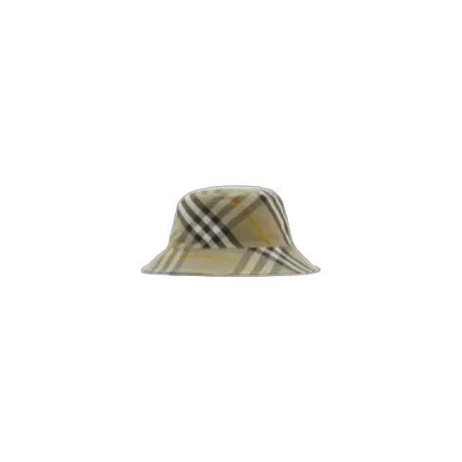 Reversible Checked Dropped-Brim Bucket Hat