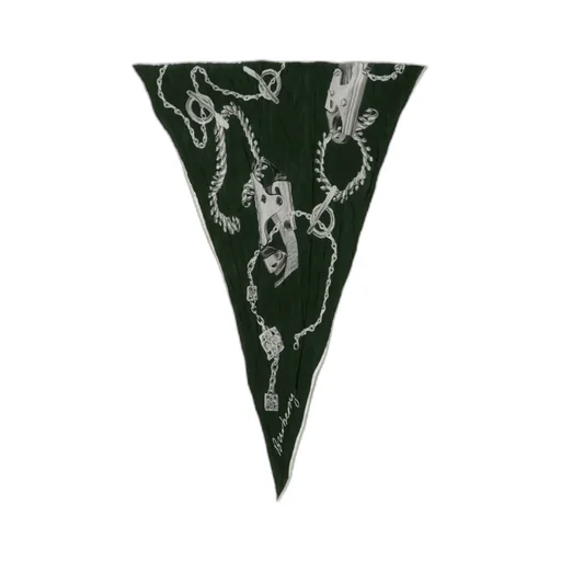 Knight-Print Silk Scarf