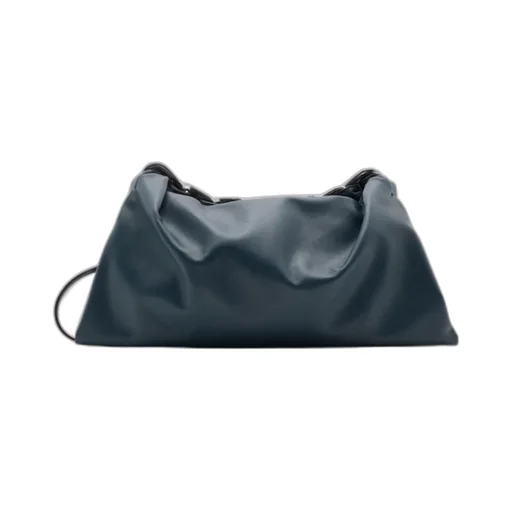 Swan Leather Shoulder Bag