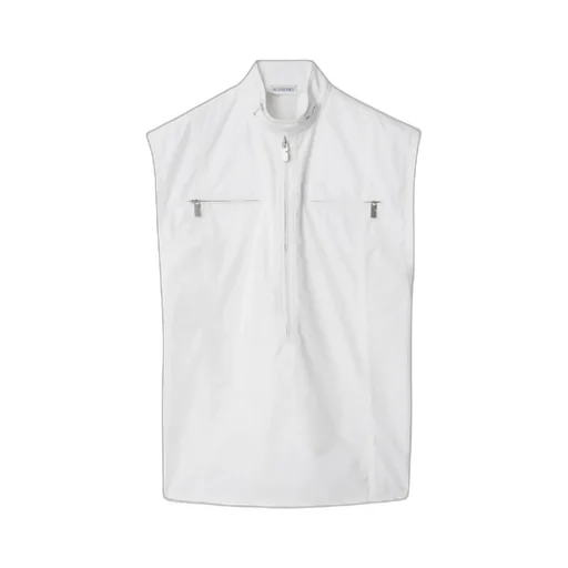 Half-Zip High-Neck Tank Top