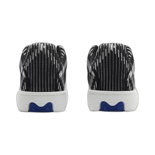 Check Knit Low-Top Sneakers