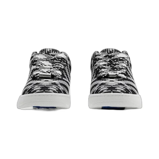 Check Knit Low-Top Sneakers
