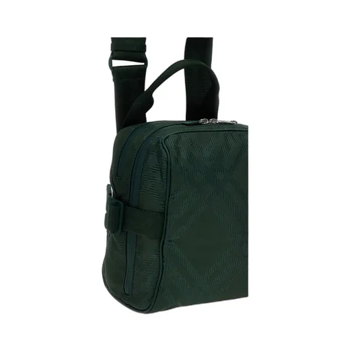 Checked Zipped Shoulder Bag