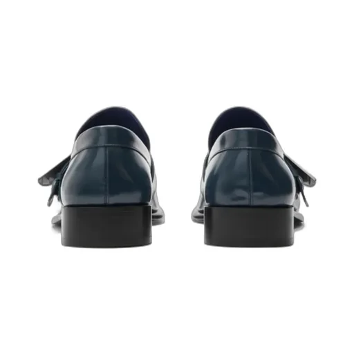 Shield Equestrian Knight Motif Loafers