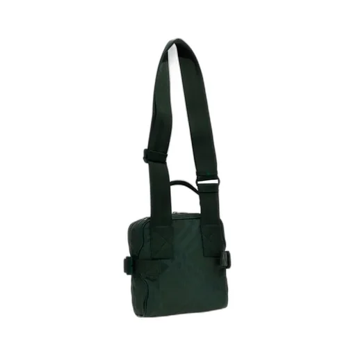 Checked Zipped Shoulder Bag