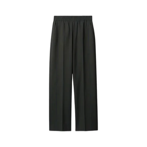 Striped Straight-Leg Trousers