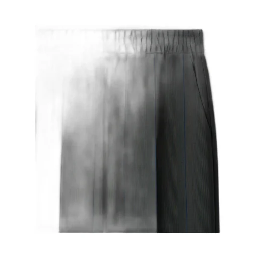 Striped Straight-Leg Trousers