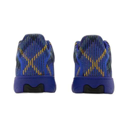 Check Knit Low-Top Sneakers