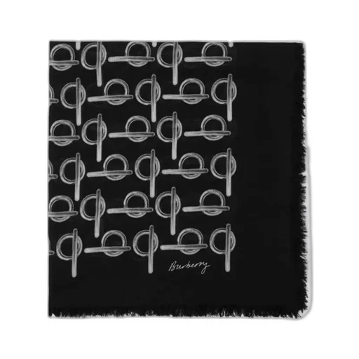 Reversible B Wool Scarf