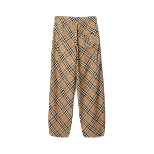 Checked Ekd Motif Straight-Leg Trousers