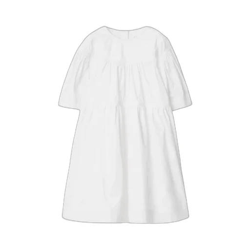 Tiered Cotton Dress