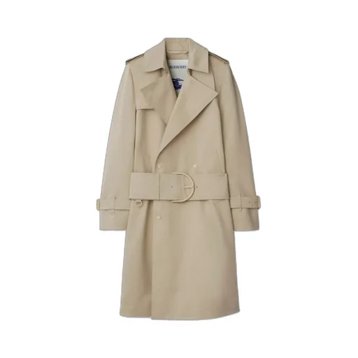 Mid-Length Belted Trench Coat